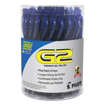Pilot® G2 Premium Gel Pen, Retractable, Extra-fine 0.5 Mm, Red Ink, Smoke Barrel, Dozen freeshipping - TVN Wholesale